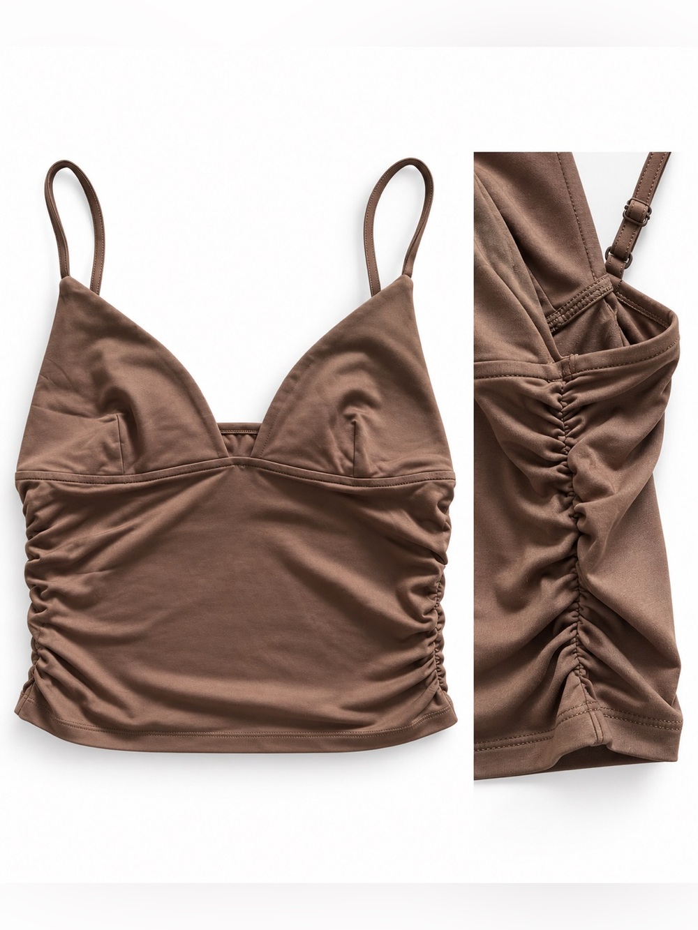 Brown V-Neck